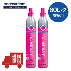 ソーダストリーム クイックコネクト ガスシリンダー 60L (交換用)2本セットの写真