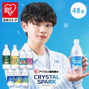 ＼新フレーバー登場／ 炭酸水 500ml 48本 強炭酸水 和梨 ジンジャーエール レモン ラムネ グレープソーダ マスカット アセロラ クリスタルスパーク *の写真